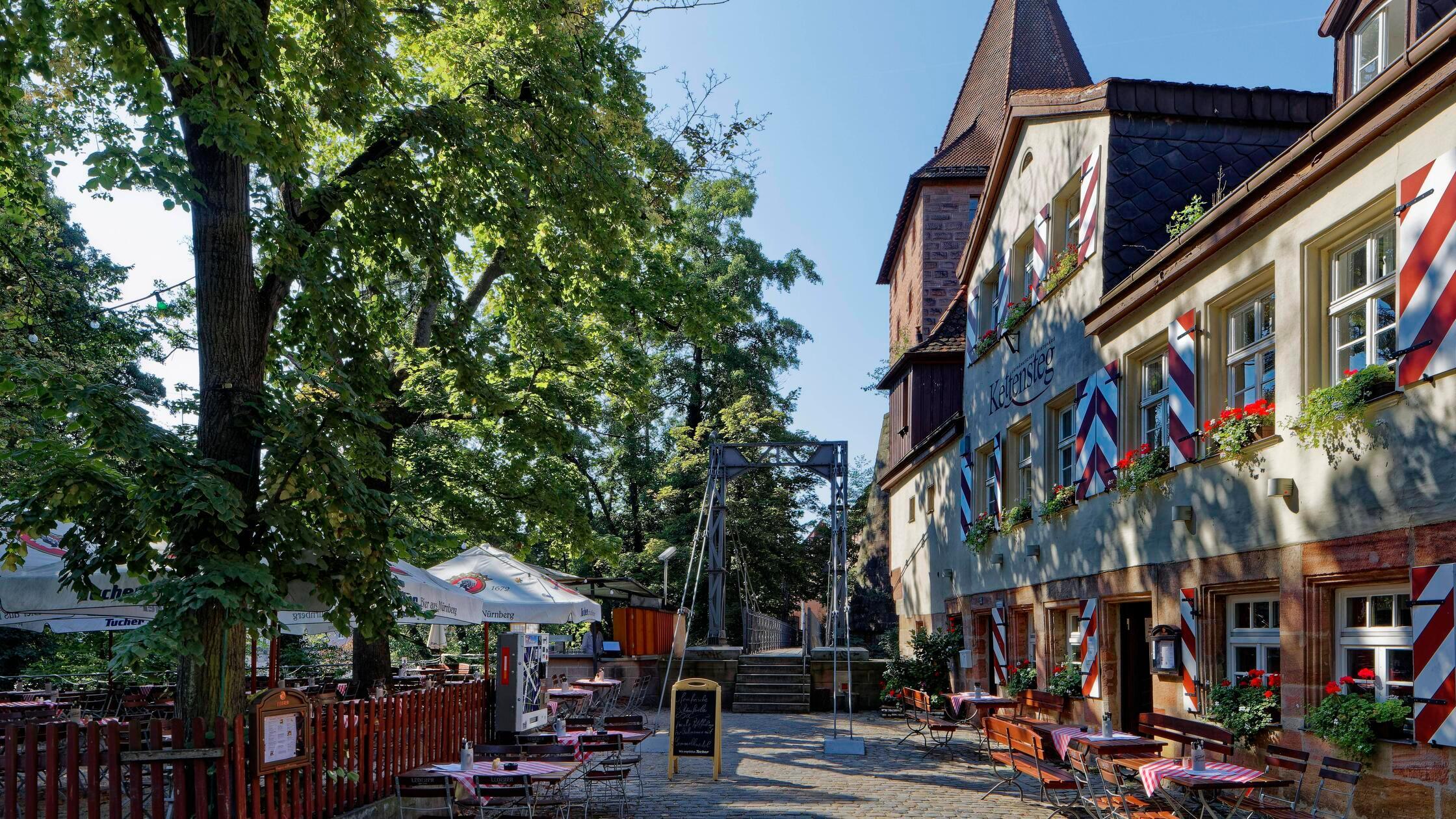 Gaststätte, Restaurant mit Biergarten Urfränkische