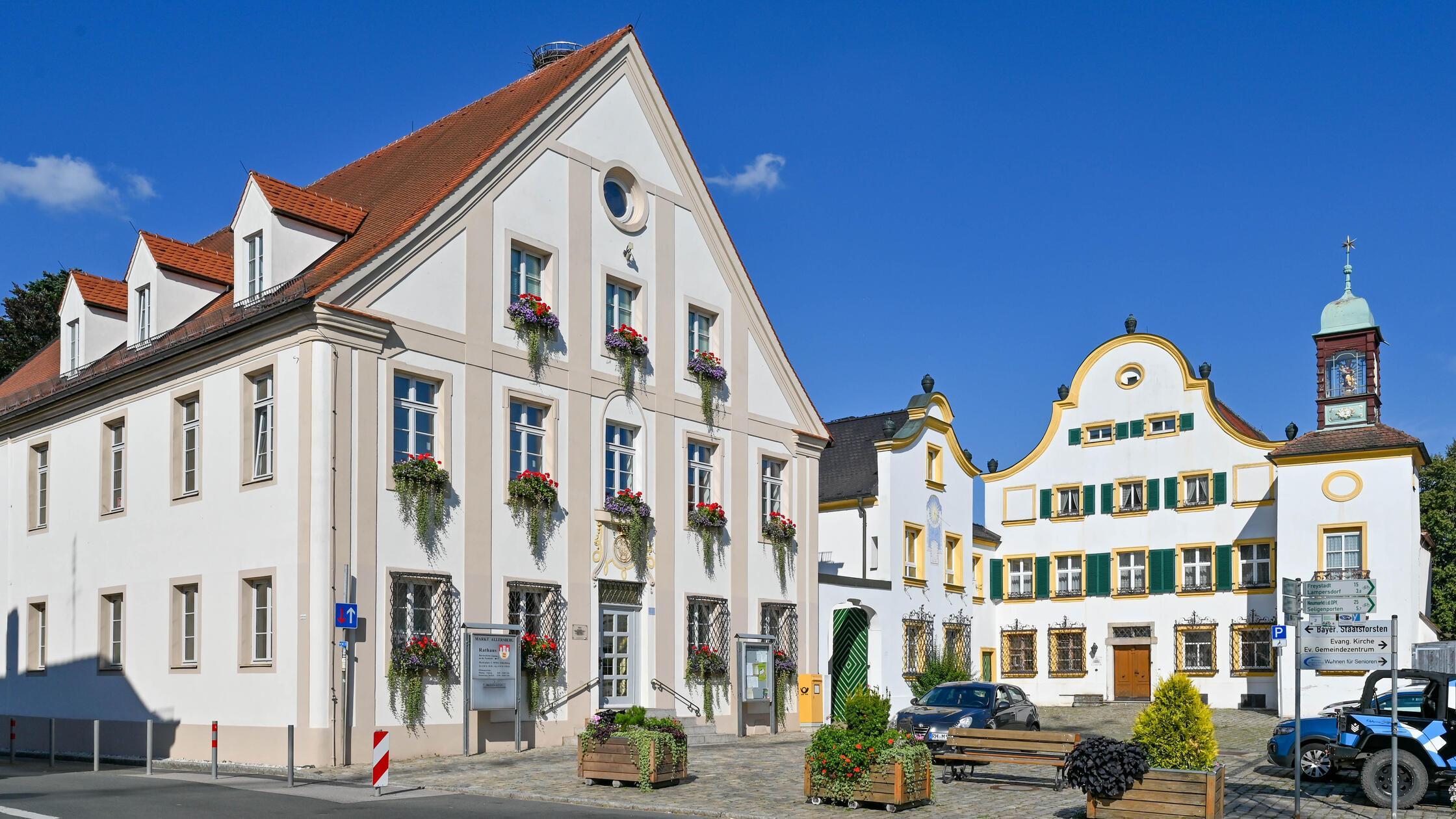 Rathaus Allersberg Marktplatz