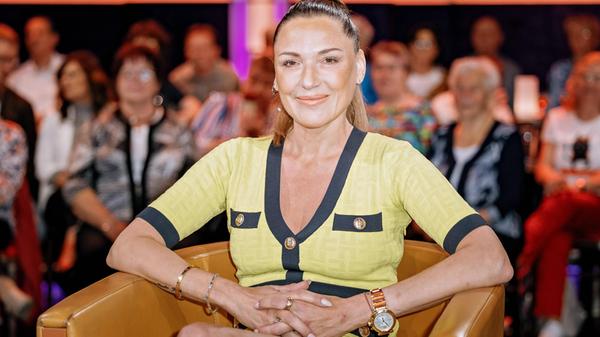 MDR - Riverboat. Simone Ballack anläßlich der Aufz