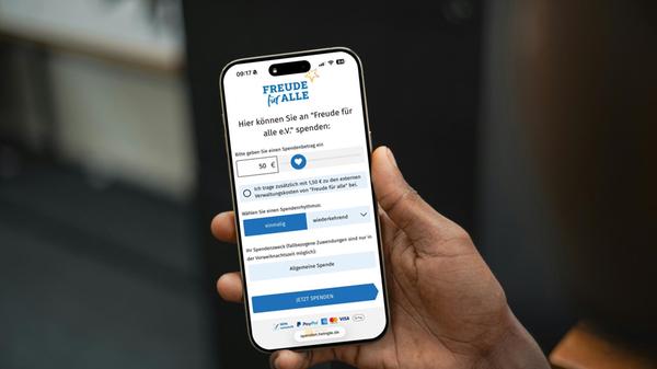 Spendenformular "Freude für alle"