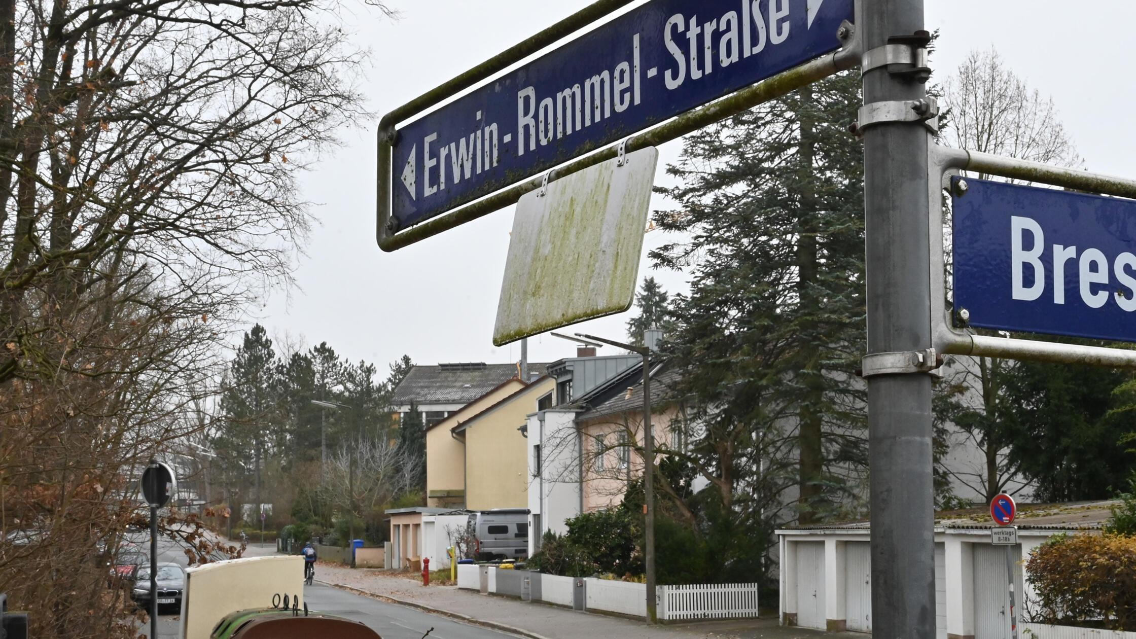 In der Erwin-Rommel-StraßeFoto: Klaus-Dieter Sch