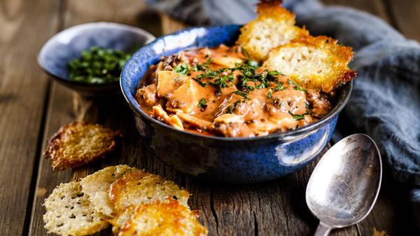 Lasagna soup deconstructed lasagna served as soup