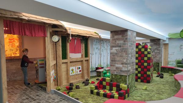 Im Keller des Hotels hat Familie Heidinger den Happy-Club (Kinderbetreuung), ein Kino und einen Spielraum eingerichtet.