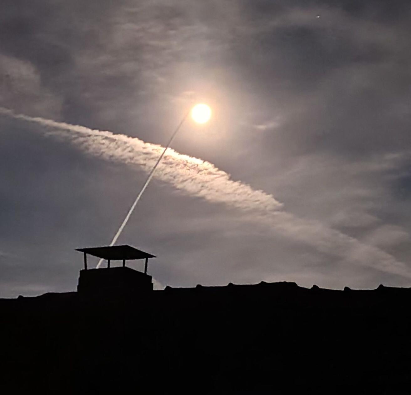 Der Supermond in Würzburg.