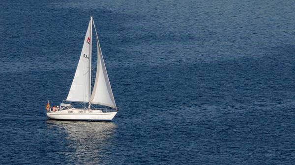 Segelschiff auf der Kieler Förde, Schleswig-Holste