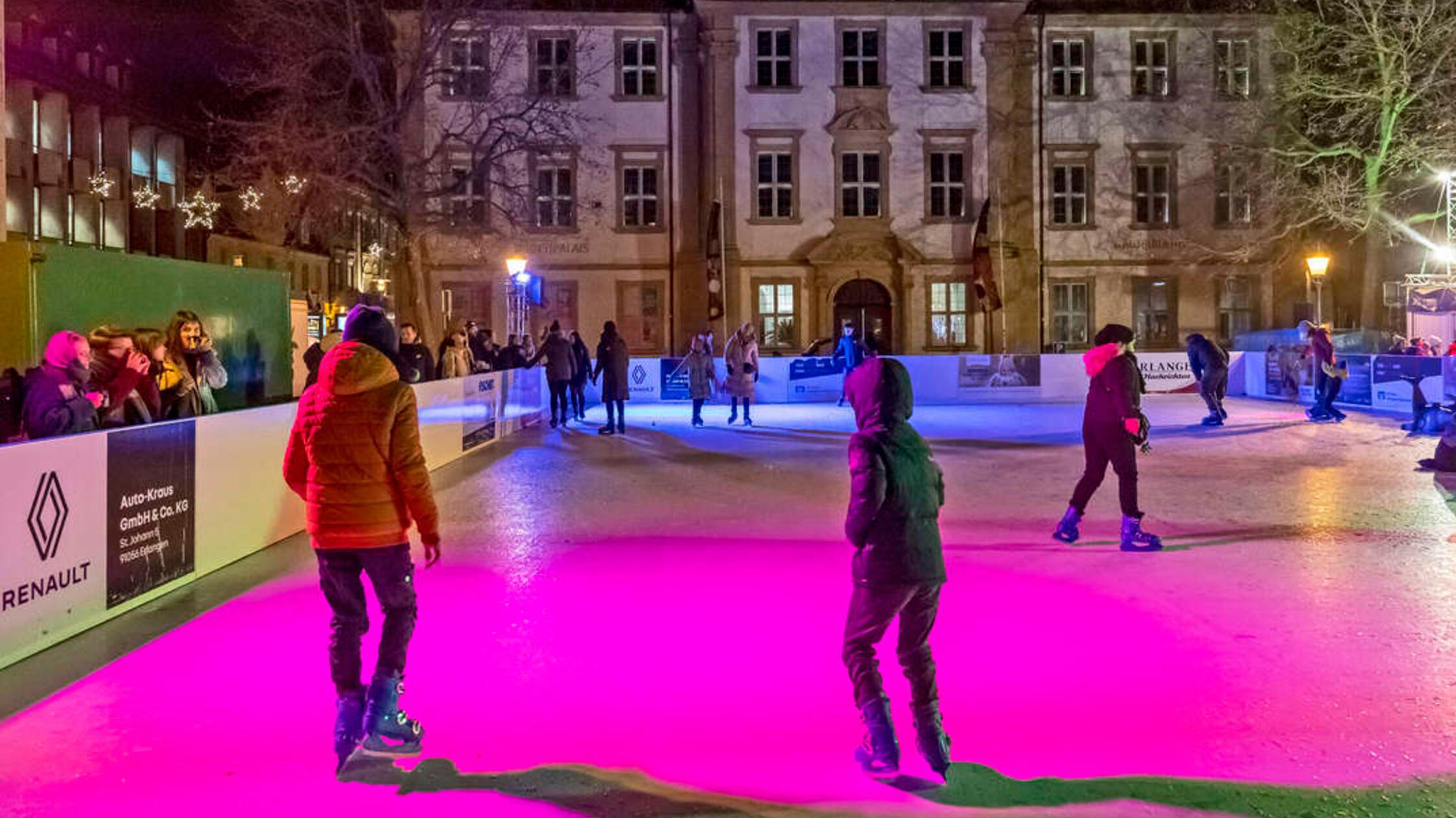 Das winterliches Vergnügen "Erlangen like on Ice" 