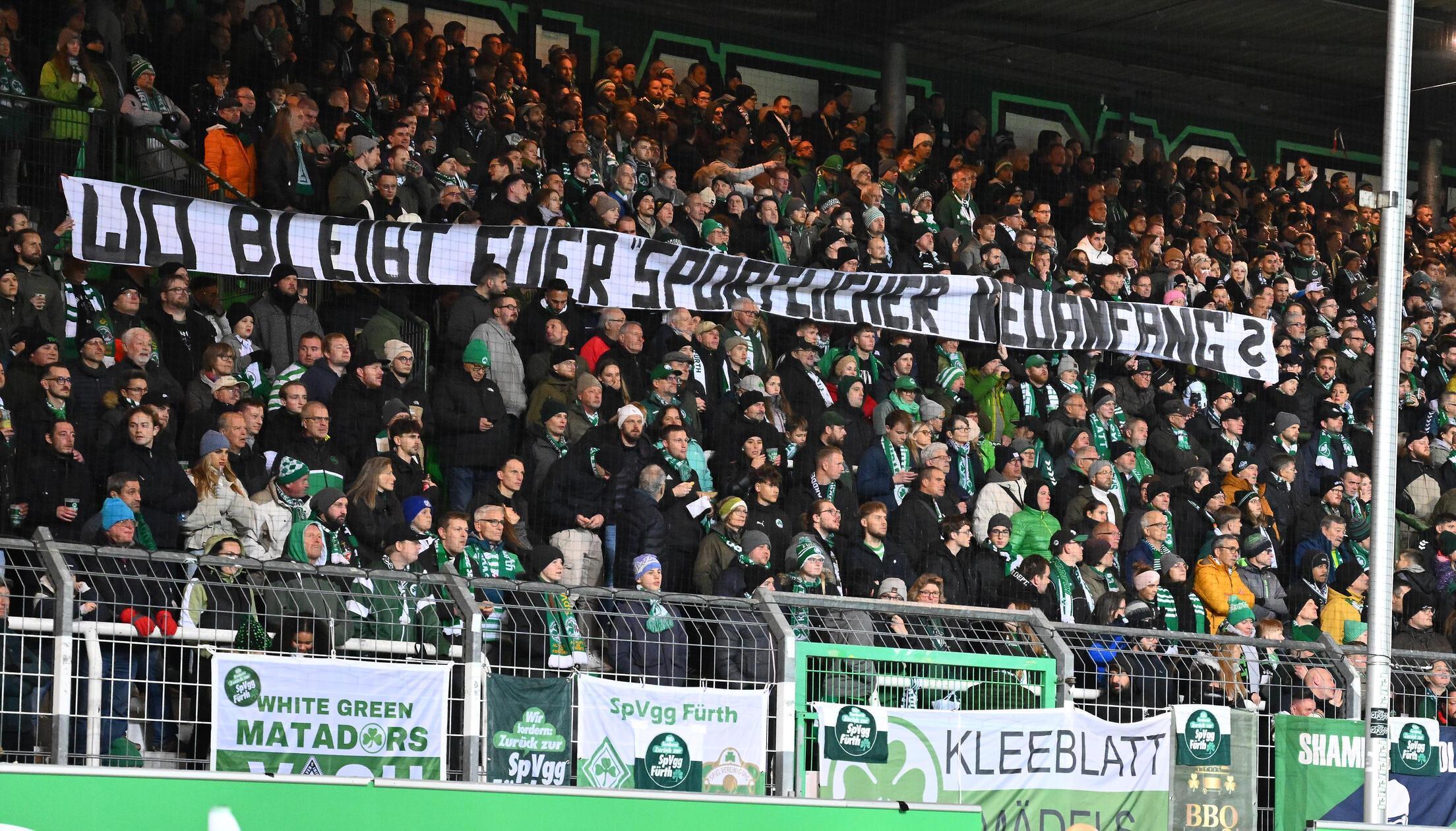 "Wo bleibt euer sportlicher Neuanfang?"