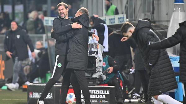 Die Fürther Bank im Freudentaumel.