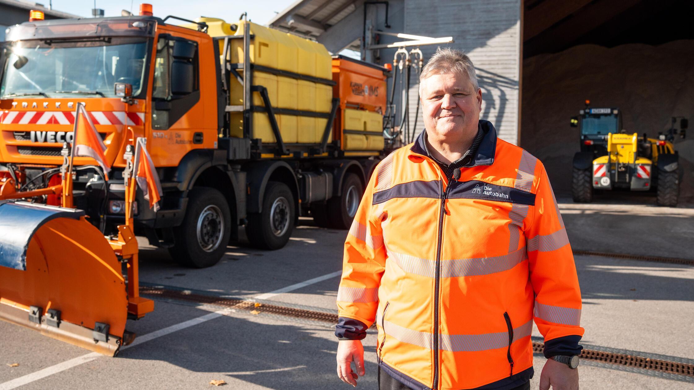 Der Winter naht, und die Autobahnmeisterei Nürnber