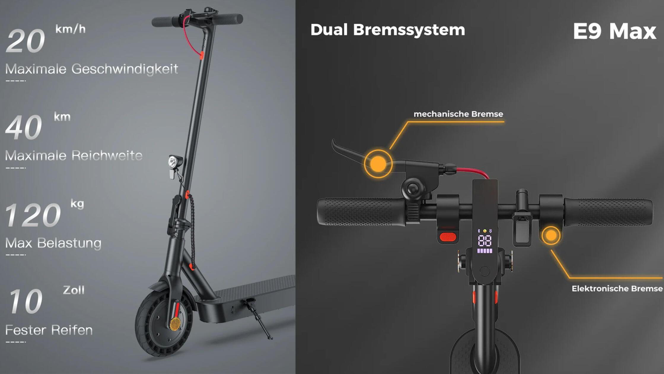 iScooter E9TMax E-Scooter