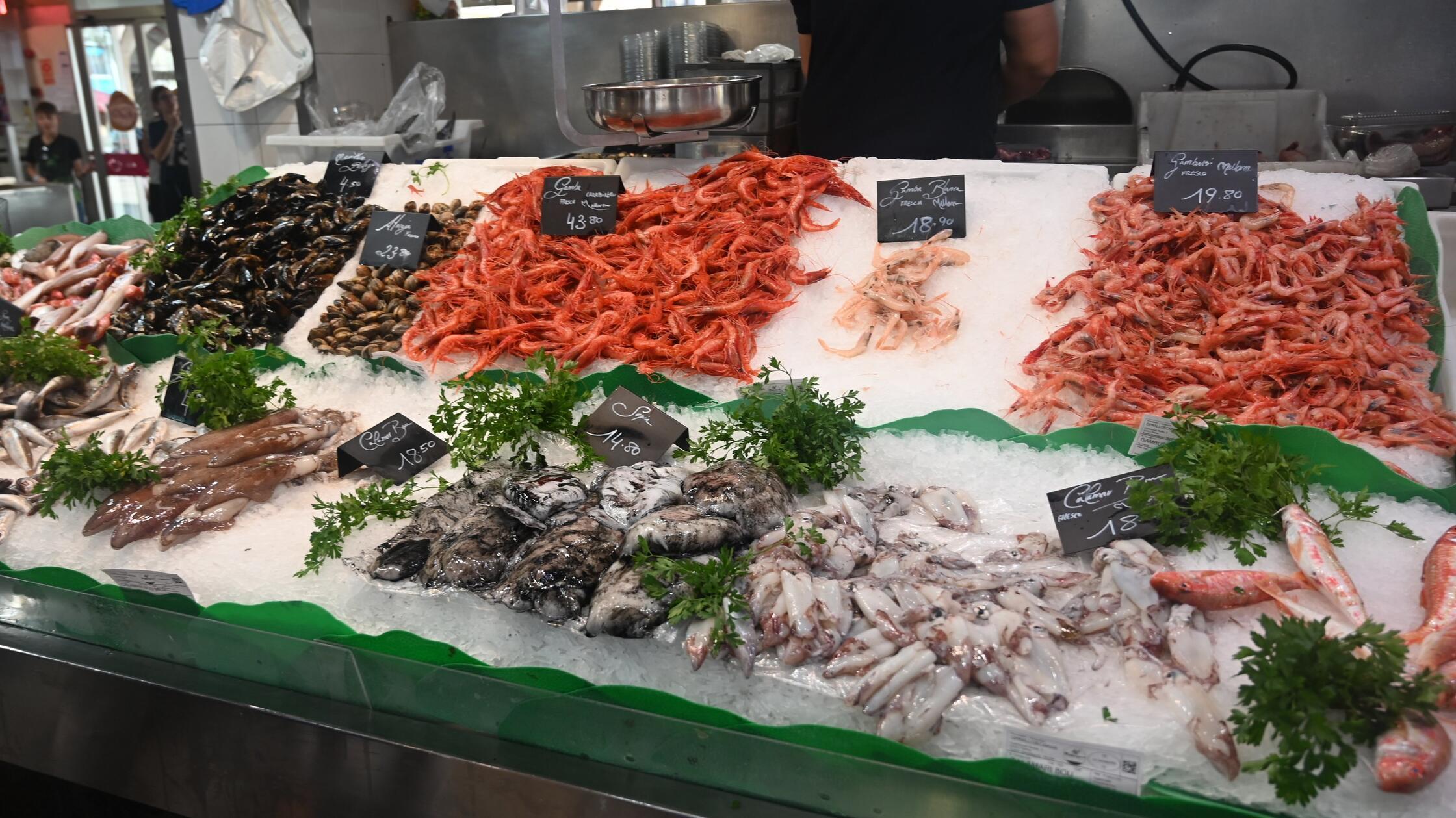 Kochkurs in Palma - auch andere Meeresfrüchte sind erhältlich.