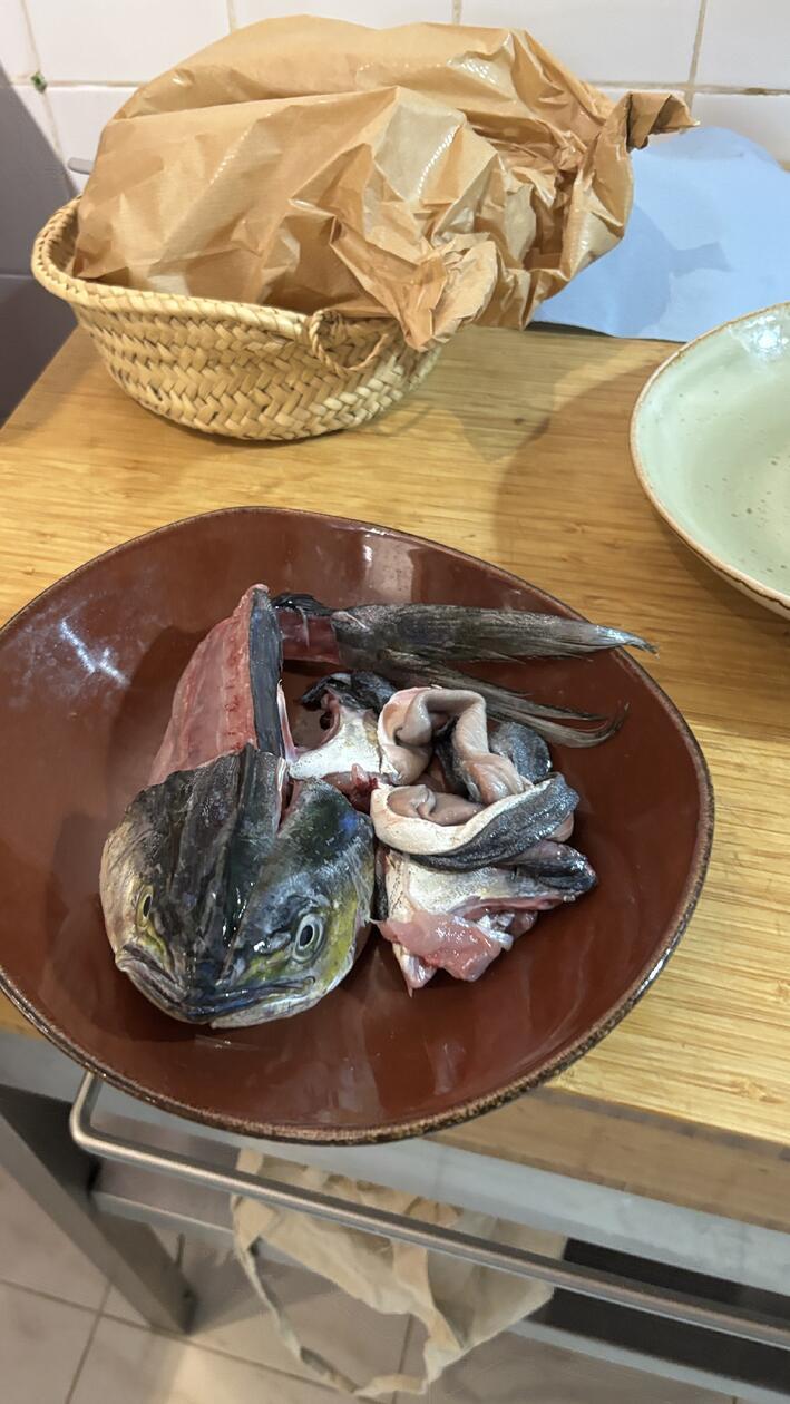 Kochkurs in Palma - auch eine Fischsuppe wurde zubereitet.
