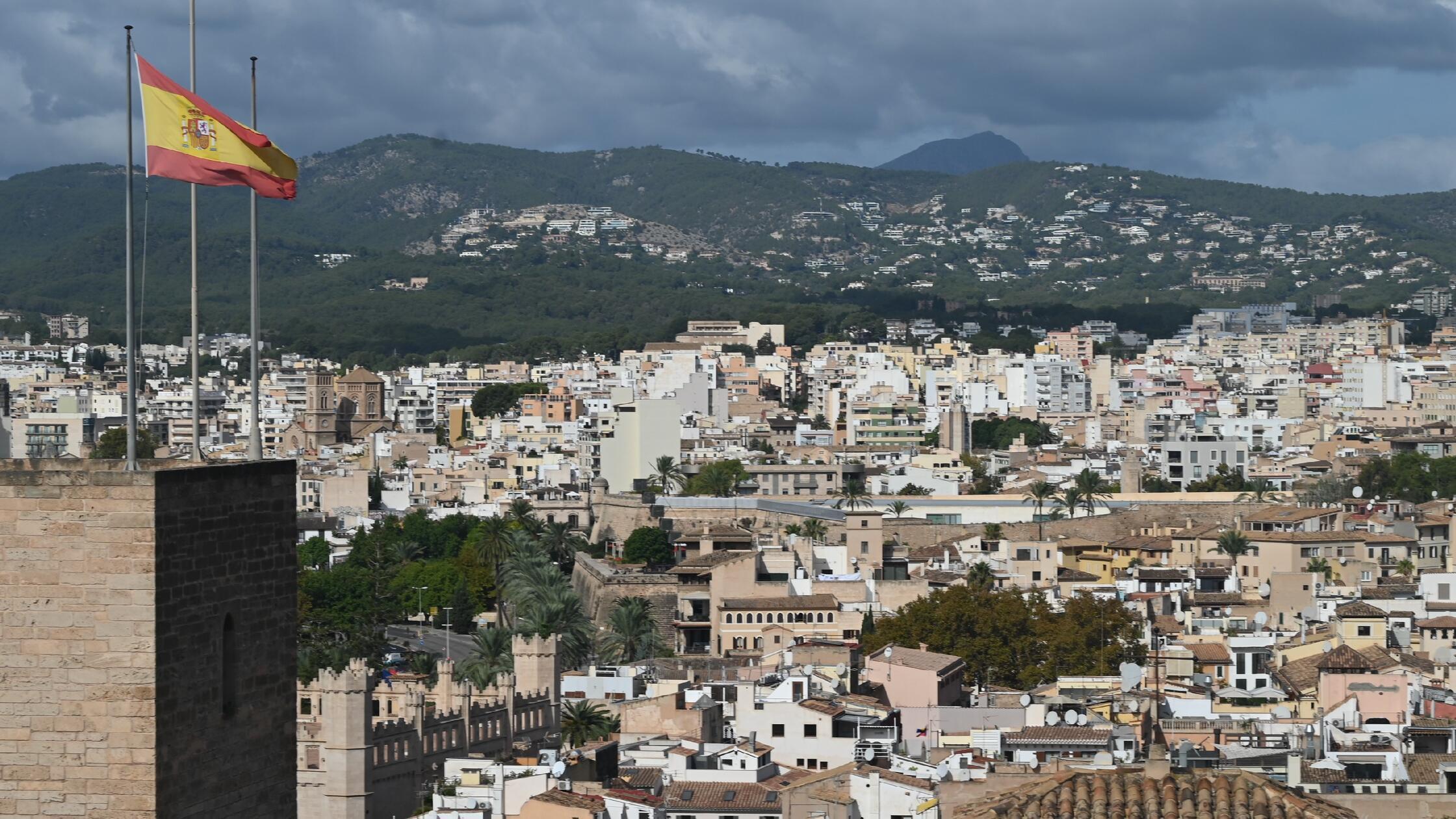 Eindrücke aus Palma, der Hauptstadt von Mallorca: Blick über die Inselhauptstadt.