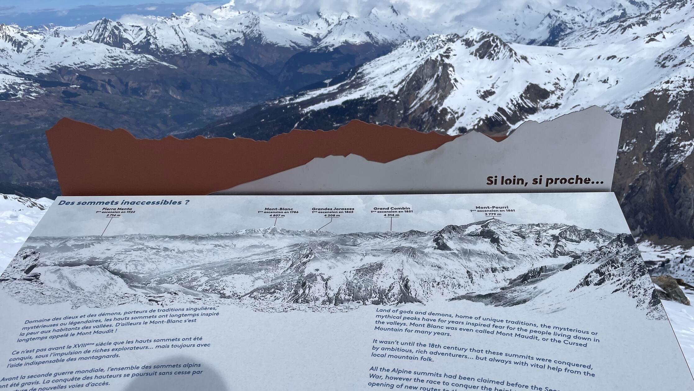 Auf den Gipfeln kann man sich eine Übersicht über das Gebirge machen.