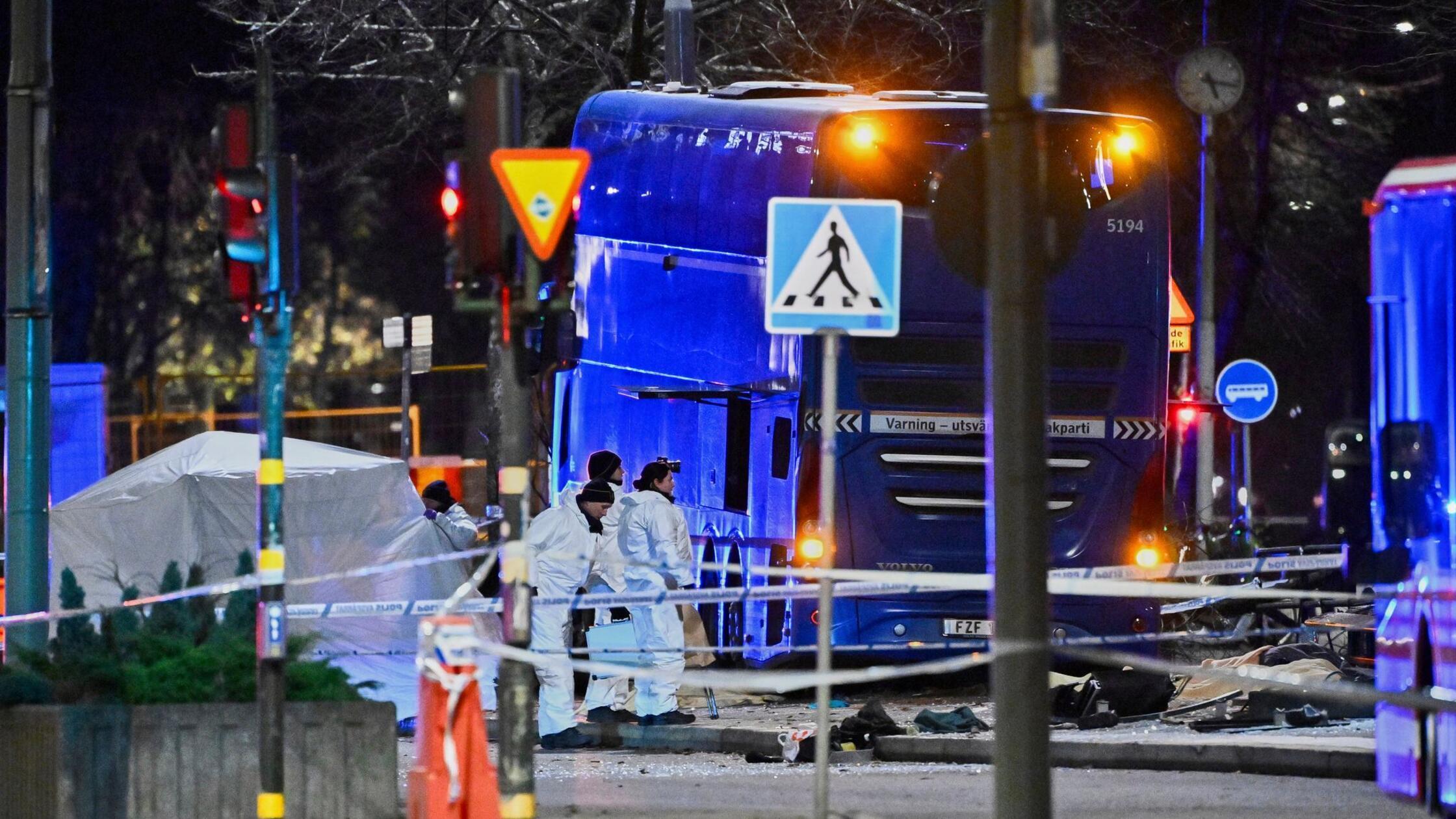Wohl keine Absicht bei tödlichem Busunglück in Stockholm