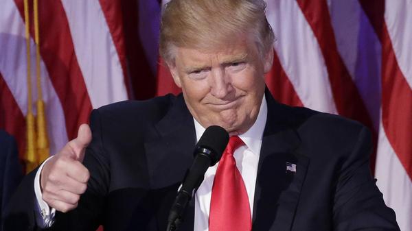 Bilder des Tages USA Wahlen Donald Trump tritt nac