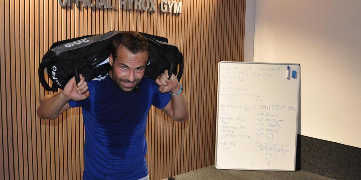 Sportreporter Daniel Ruppert im Video beim Hyrox-Selbstversuch