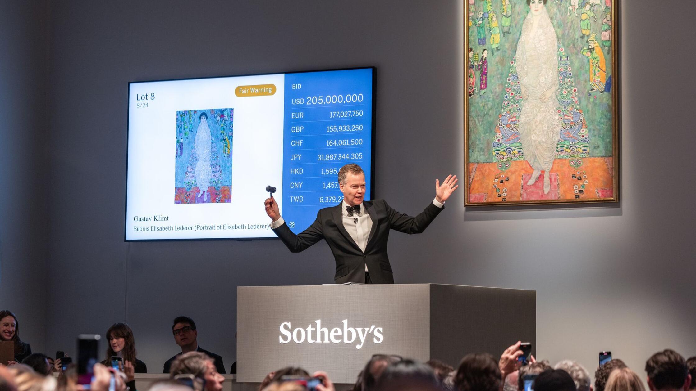 Rekord: Klimt-Gemälde für 236,4 Millionen Dollar versteigert