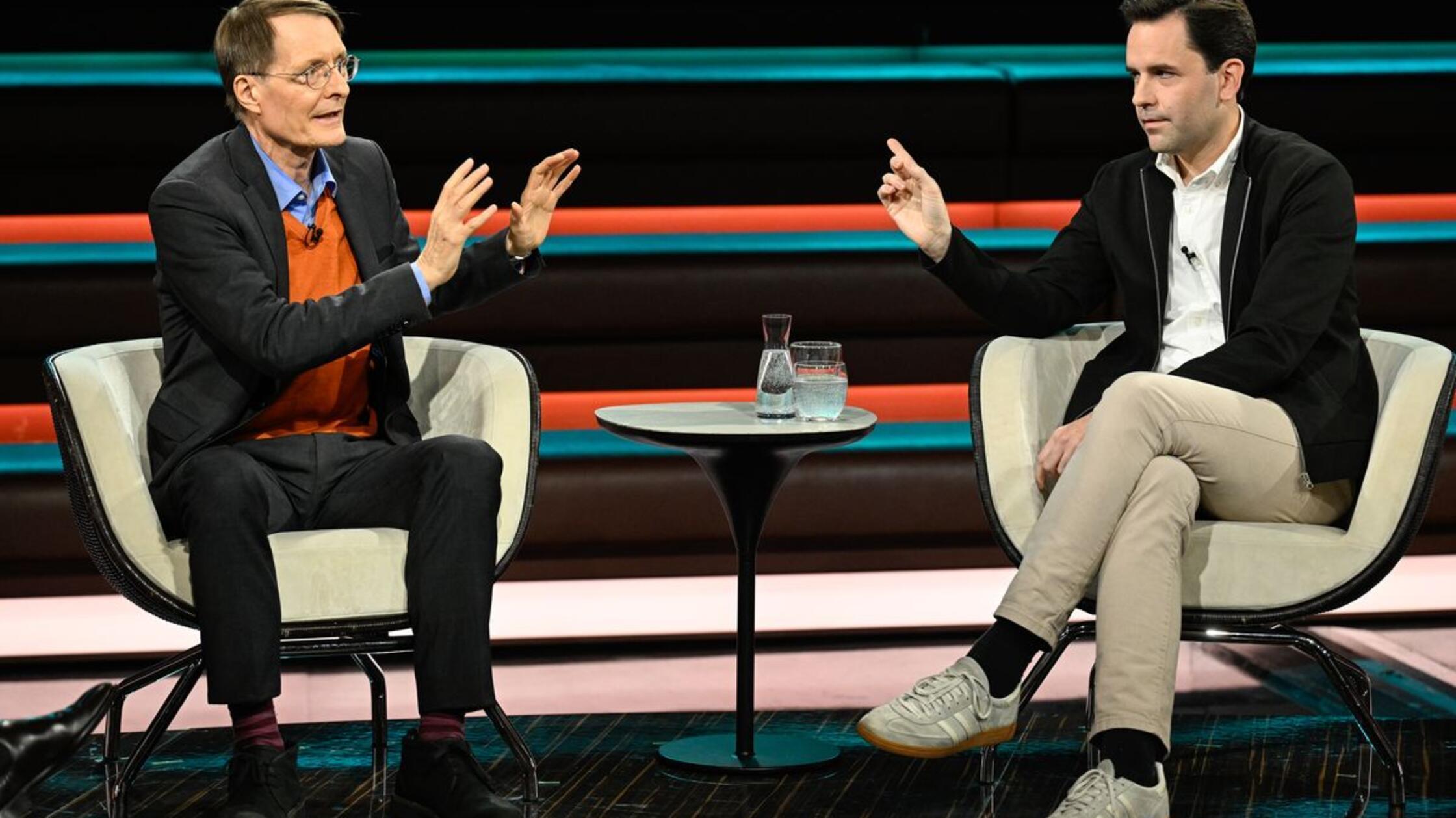 Rentendiskussion bei "Markus Lanz": Lauterbach unterstellt JU-Chef Winkel "Verschwörungstheorien"