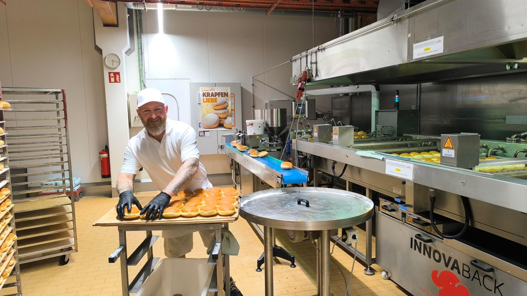 Krapfen Schmidt Herstellung