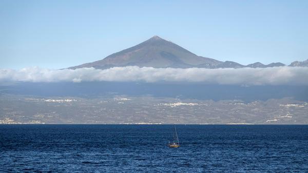 La Gomera: Blick auf den Teide. - Weithin sichtbar