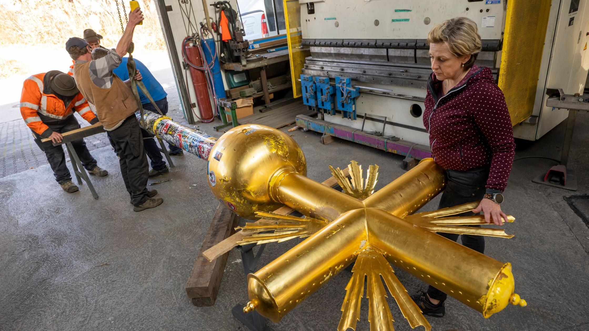 Wann die Zugspitze ihr Gipfelkreuz zurückbekommen soll