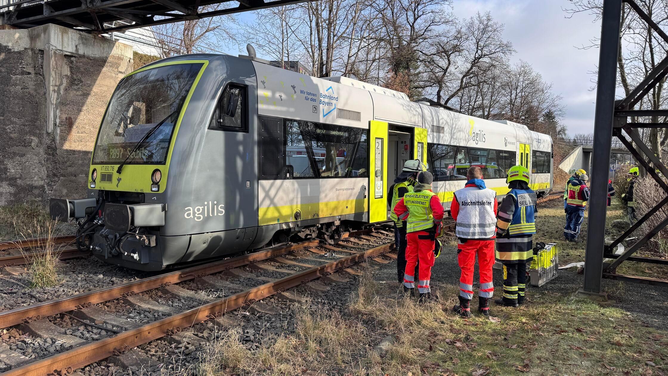 In Selbitz (Landkreis Hof) entgleiste am Freitag (