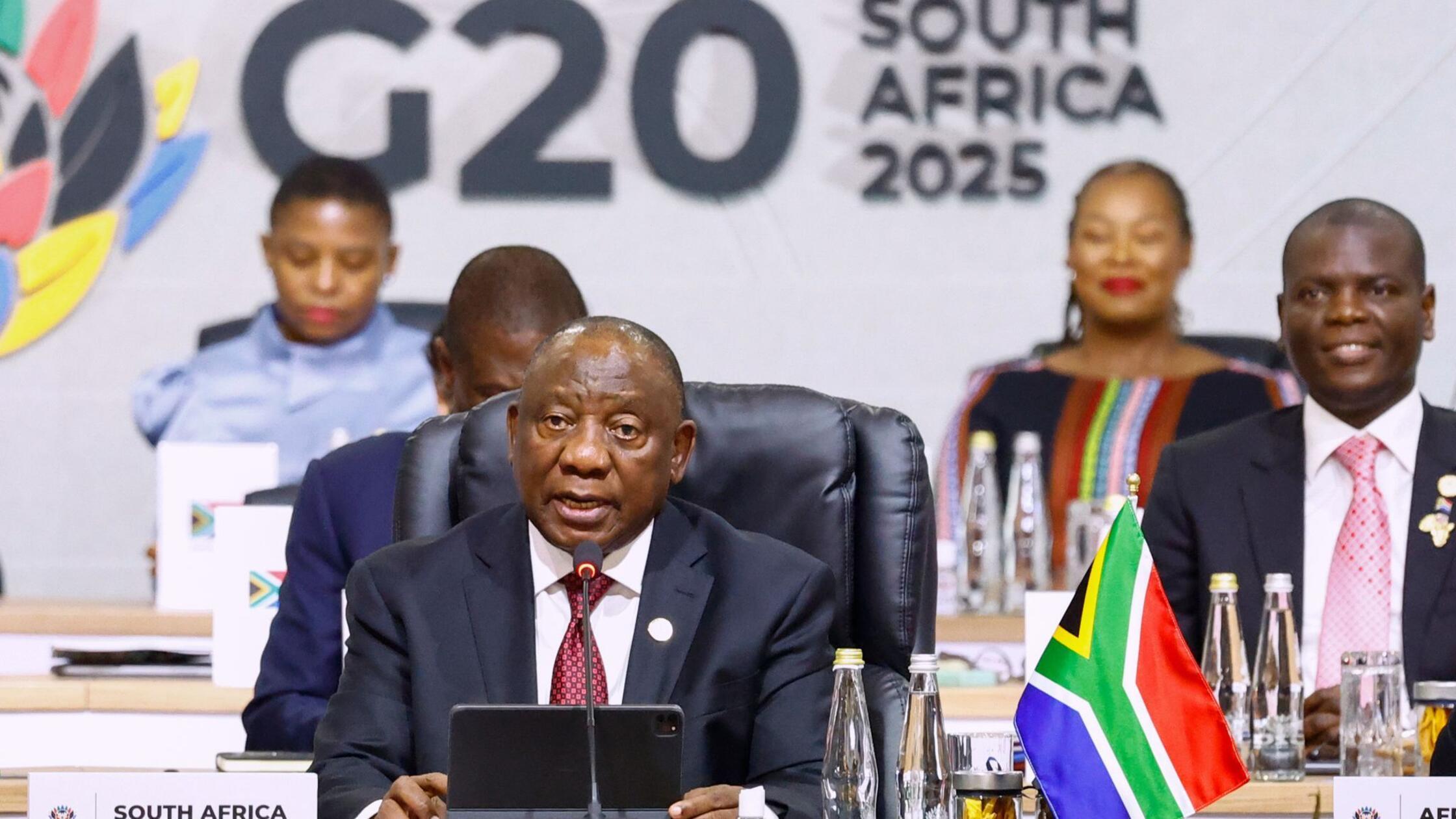 Ramaphosa wirbt für gemeinsame Lösung globaler Probleme