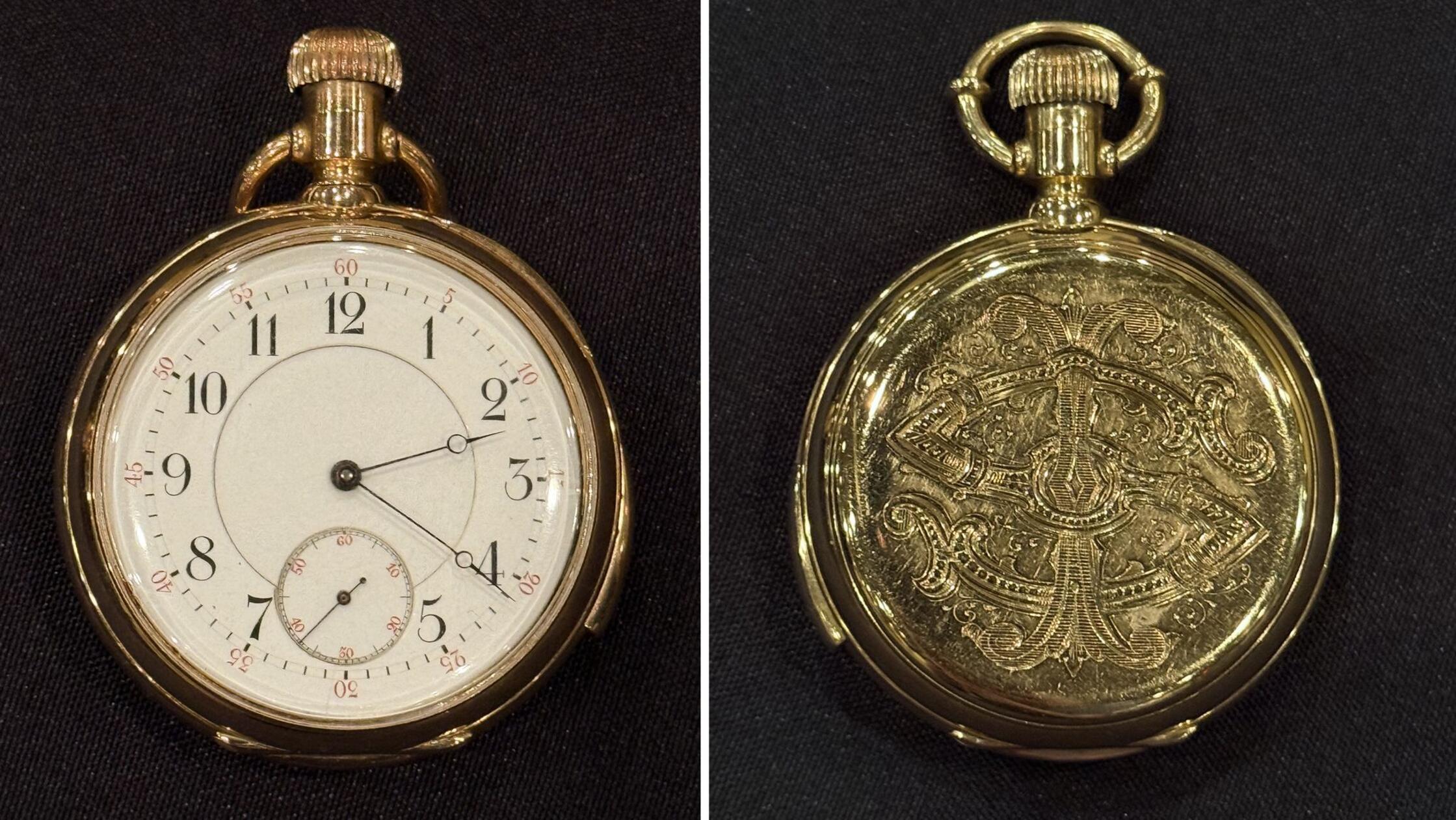 Golduhr von Titanic-Paar für 2 Millionen Euro versteigert