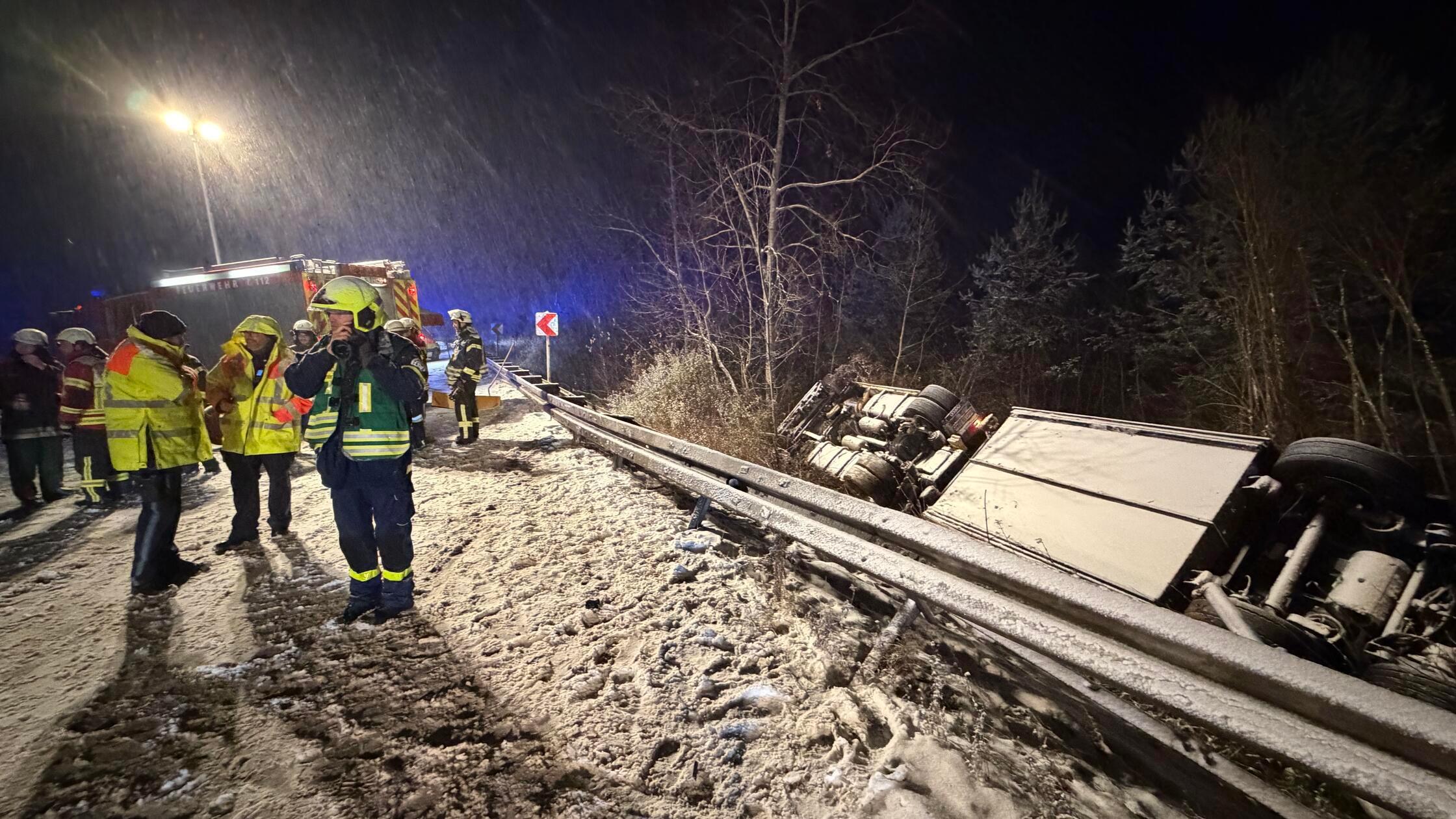 Auf Bayerns Straßen herrscht seit den frühen Morge