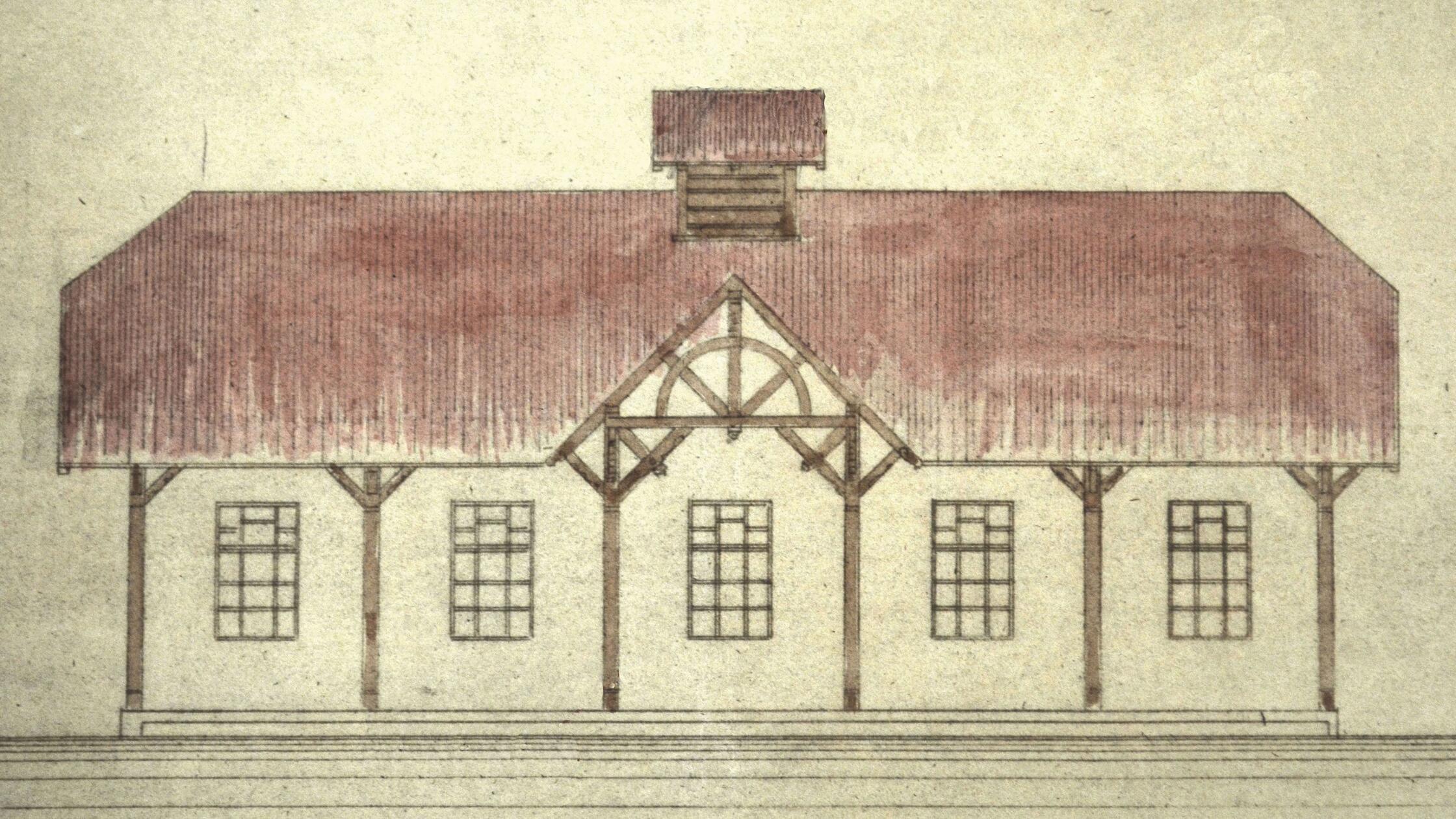 1906 wurde am Neder-Keller eine Schankhalle errich