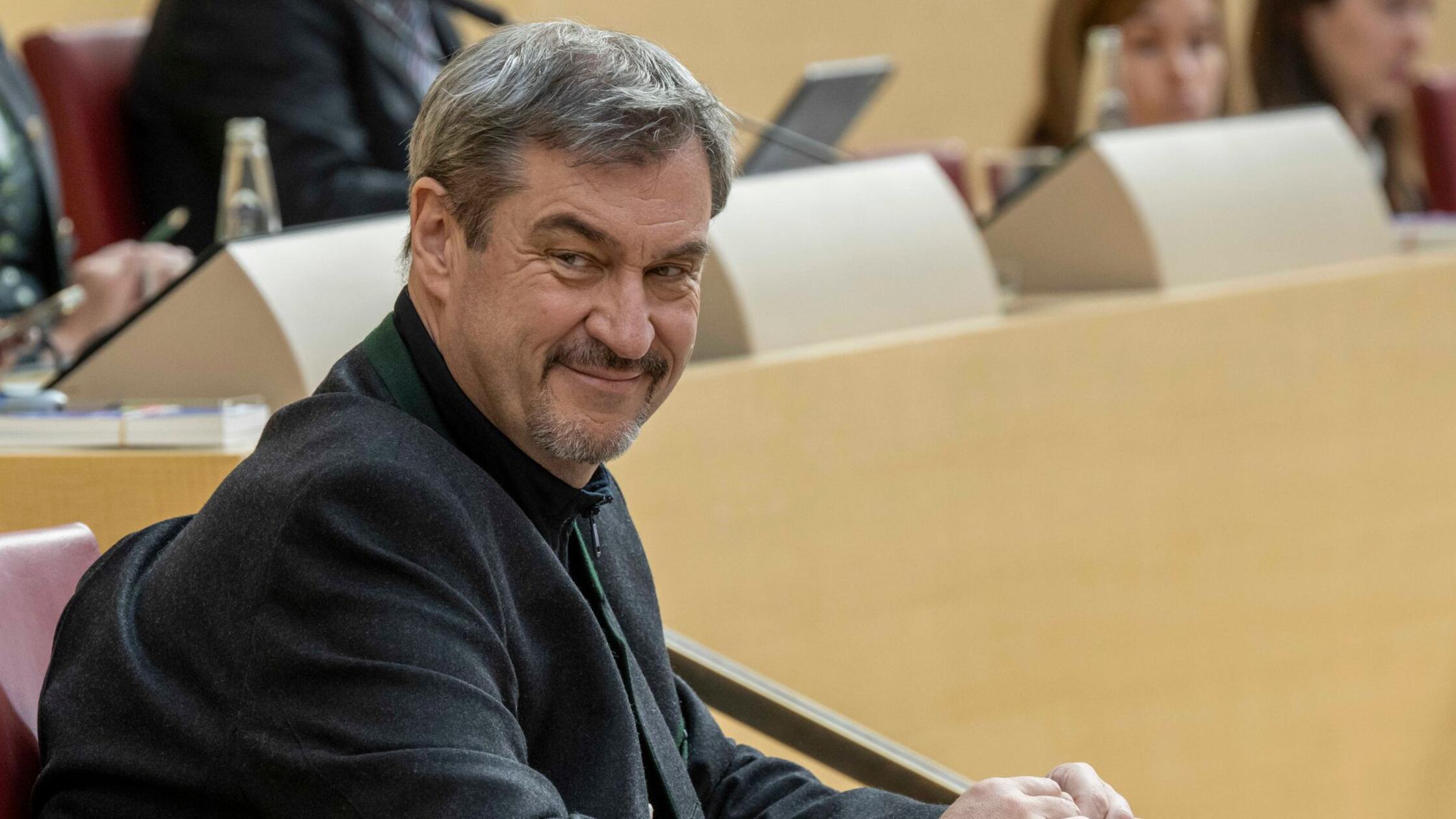 Söder gibt Regierungserklärung zum neuen Haushalt ab