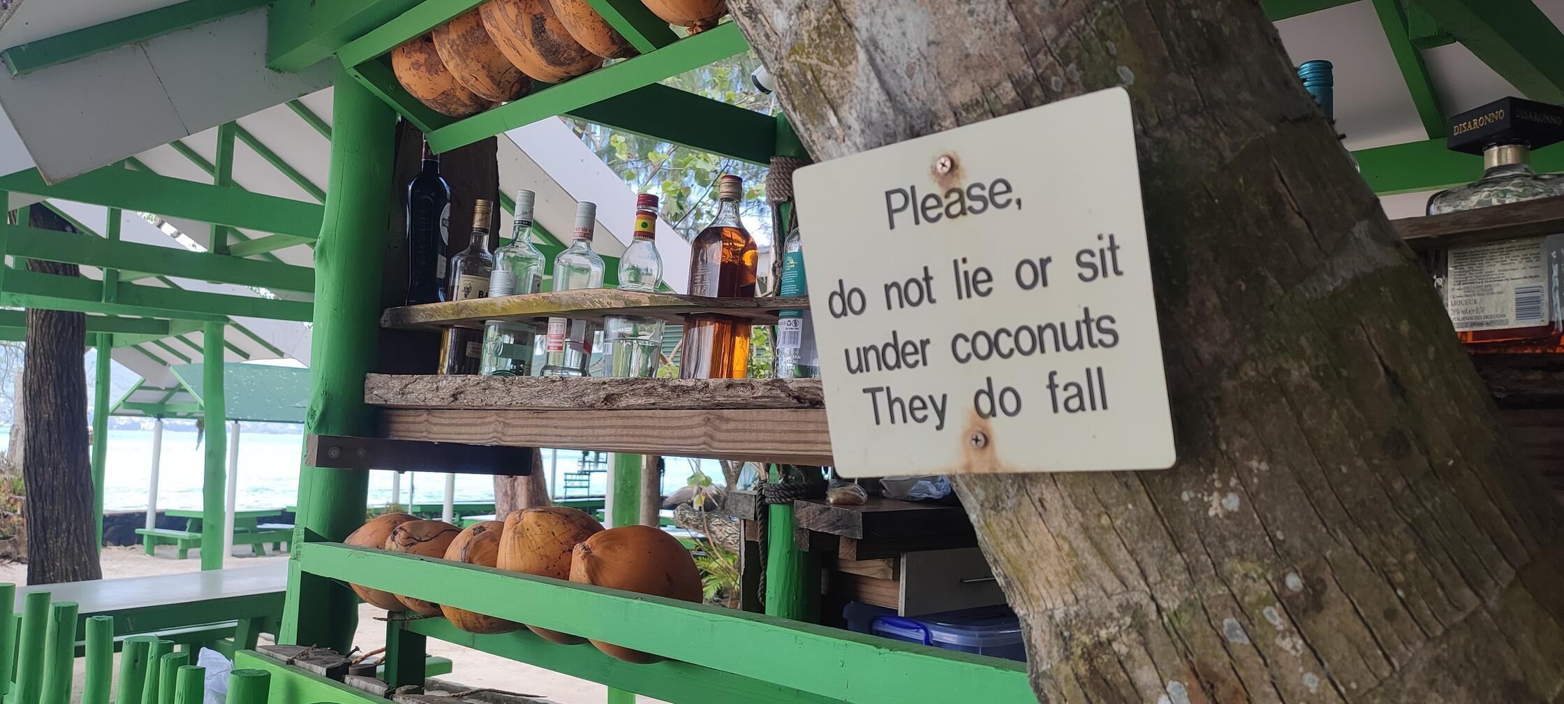 Erfrischung gefällig? Aber bitte nicht unter dem Baum...