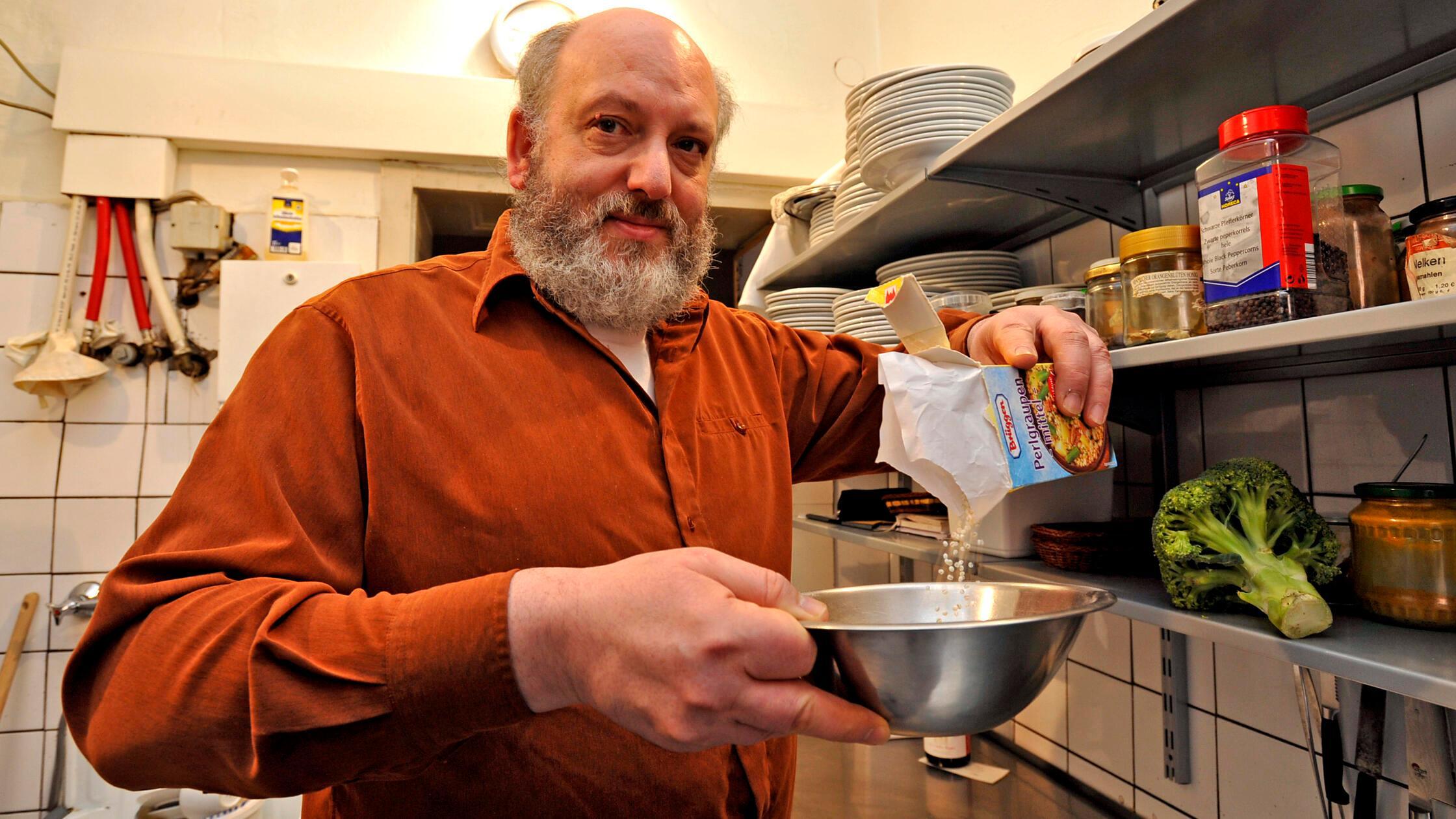 Rudi Fees / Koch und Wirt im Restaurant Le Virage,