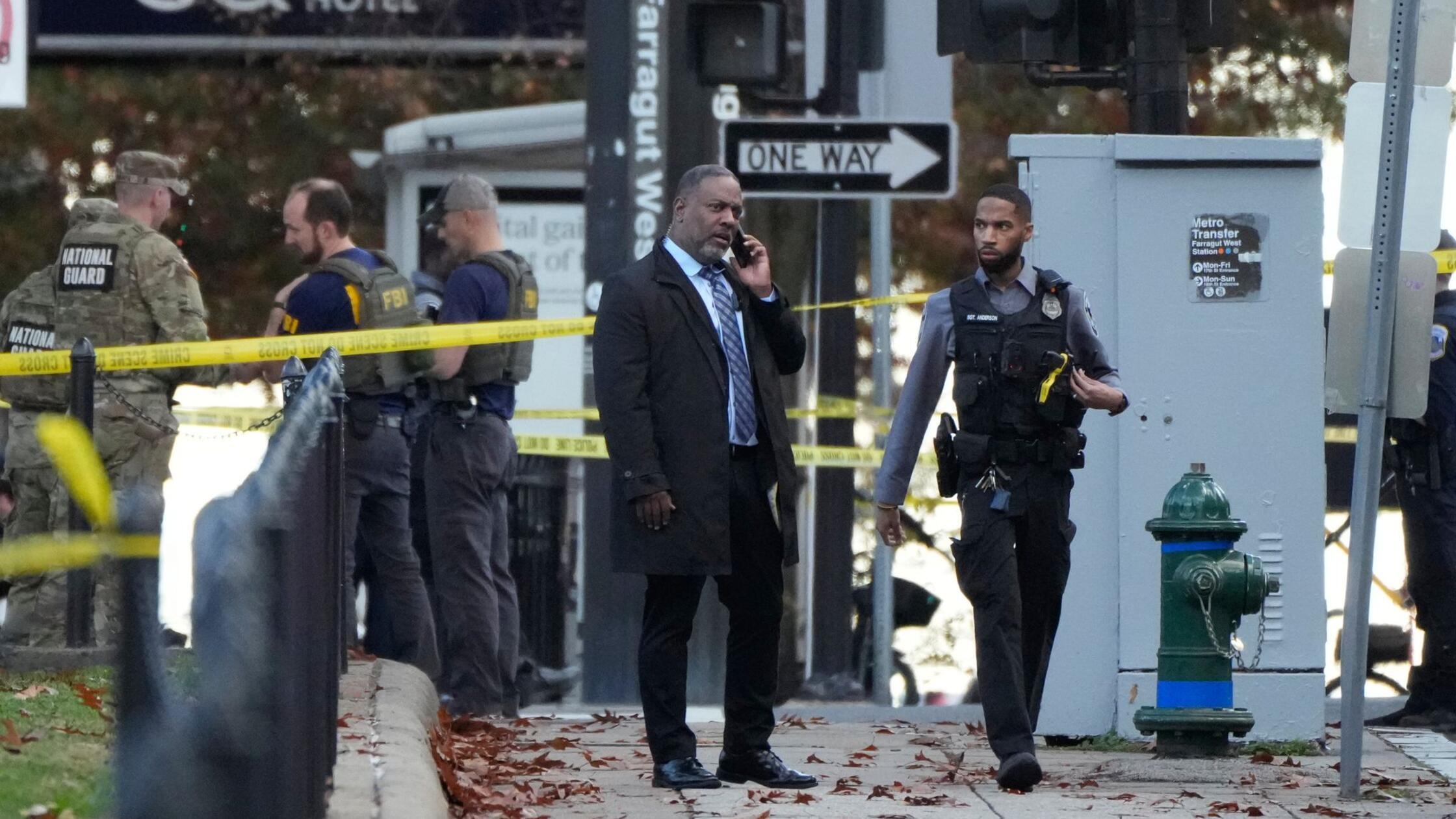 Zwei Nationalgardisten in Washington von Schüssen getroffen