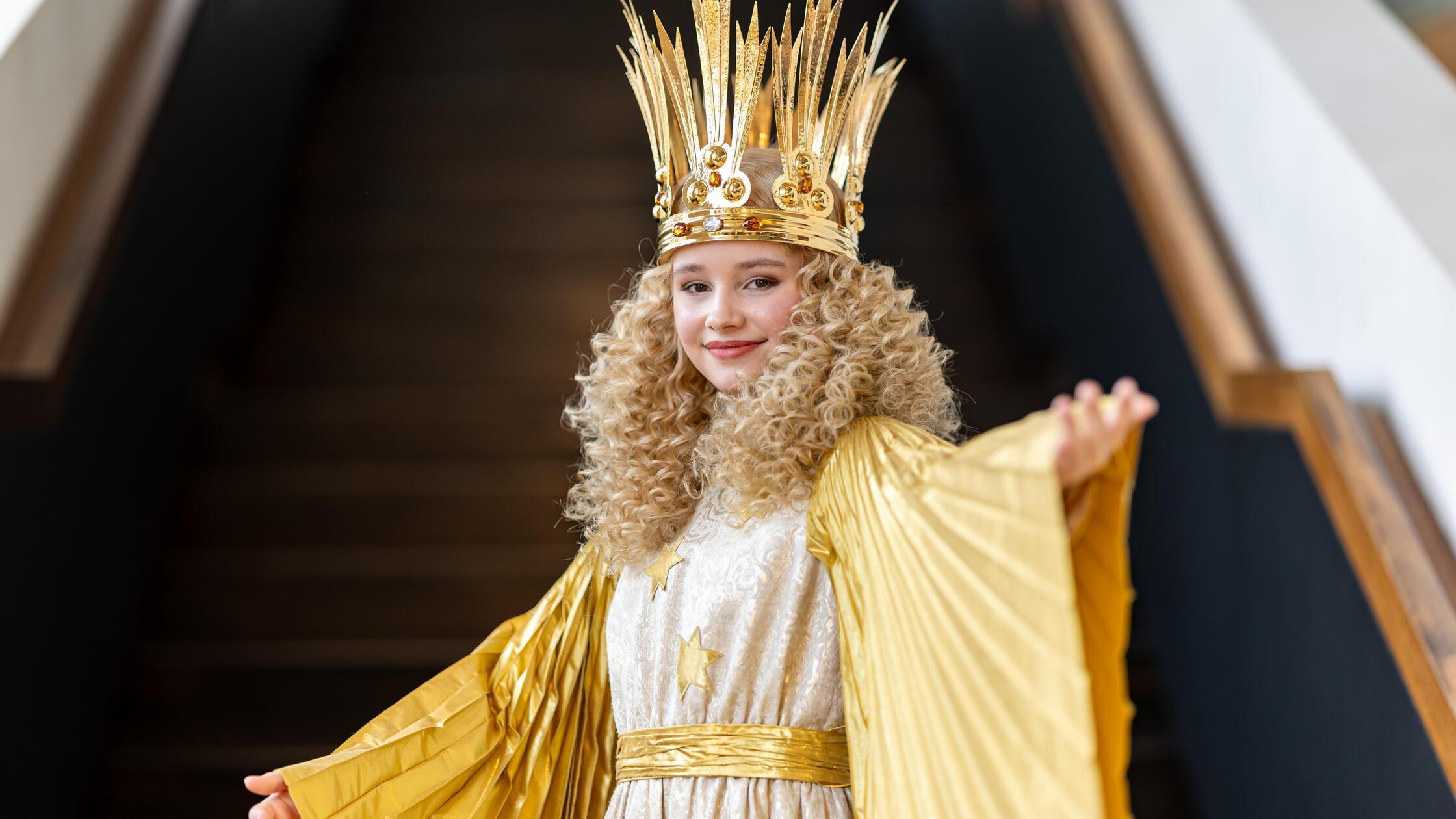 Anprobe Nürnberger Christkind