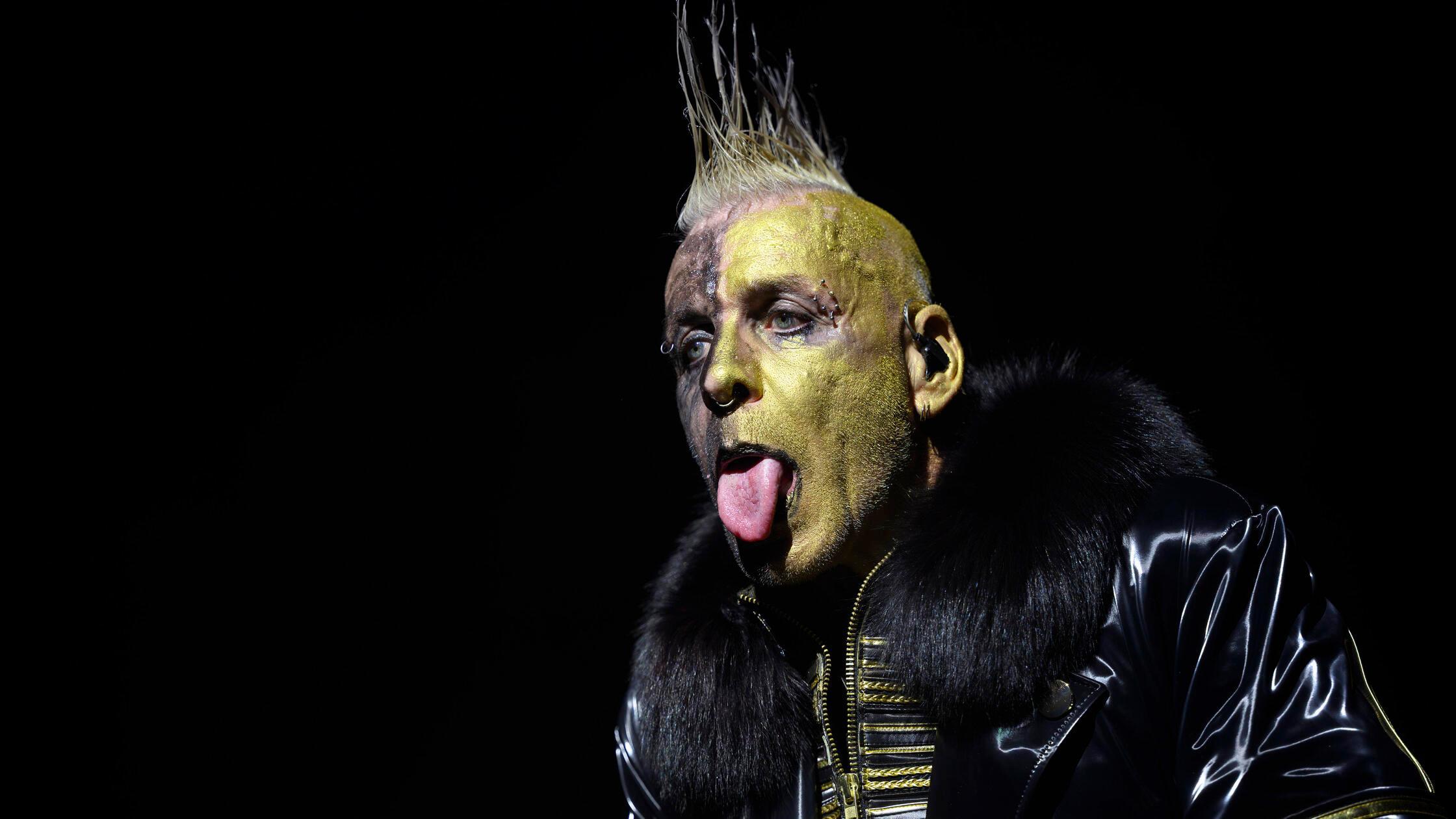 Sänger Till Lindemann, Frontmann der Band Rammstei