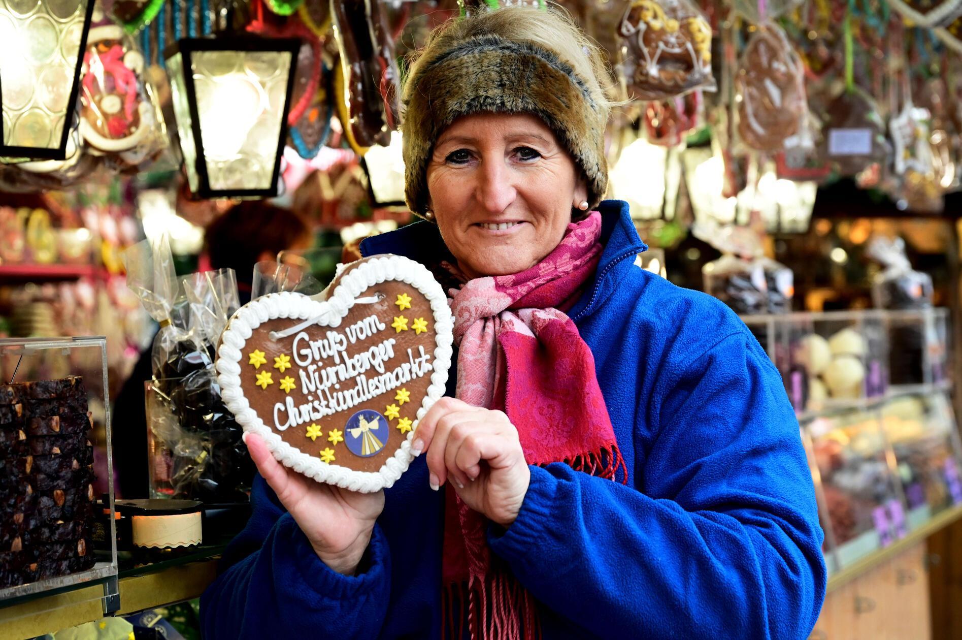 Britta Wunderle-Wittmann ist mit ihren Süßwaren vertreten.