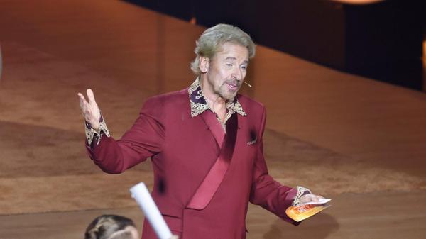 Moderator Thomas Gottschalk verabschiedet sich am