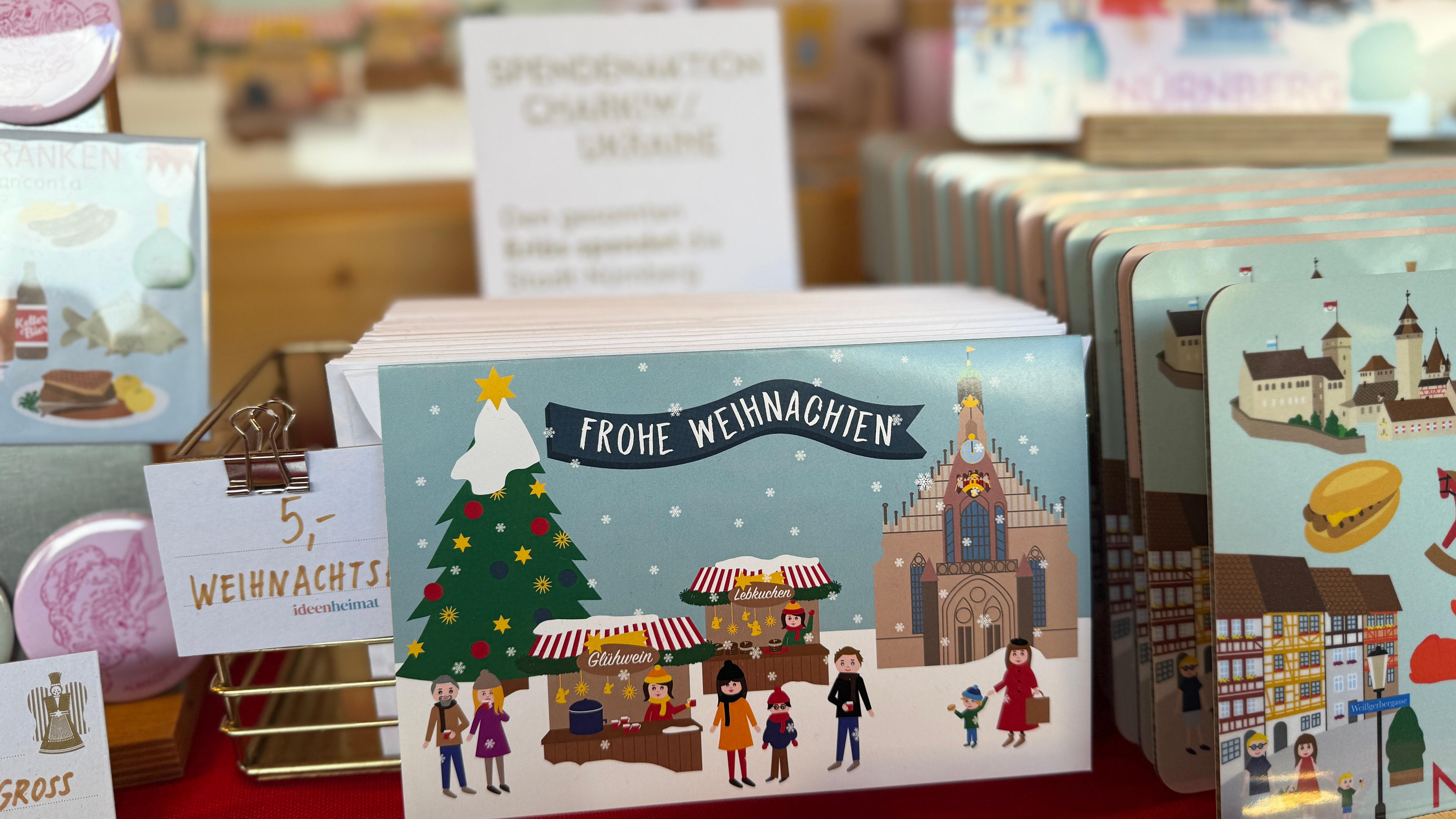 An Bude 54 der Ideenheimat gibt es eine Weihnachtskarte, dessen Erl&ouml;s nach Charkiw gespendet wird. Eine Aktion der Wirtschafts- und Wissenschaftsreferentin gemeinsam mit ideenheimat.