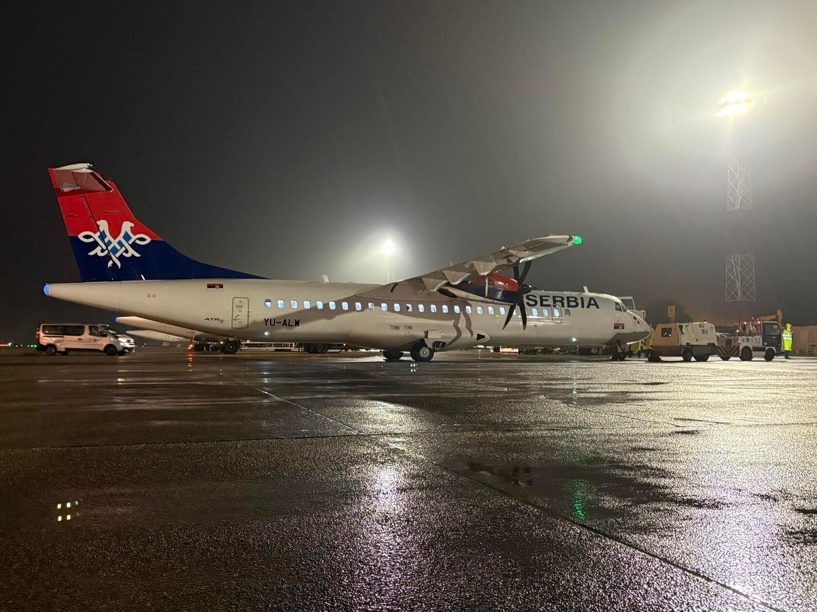 Mit einer ATR 72, einem zweistrahligen Turboprop-Regionalflugzeug für Kurzstreckenflüge, bringt Air Serbia Passagiere direkt von Nürnberg nach Belgrad.