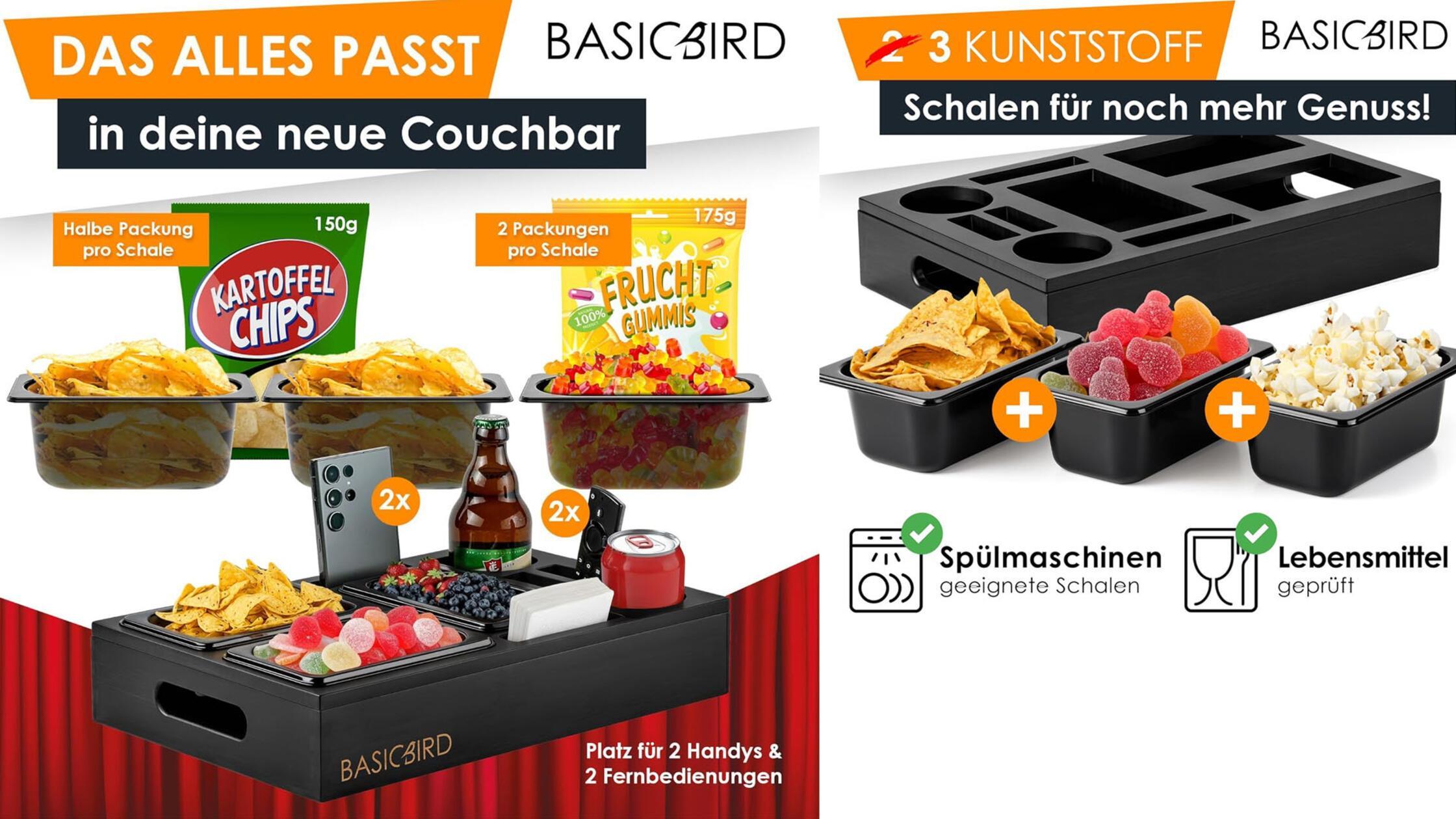 Basicbird Couchbar Snackbox