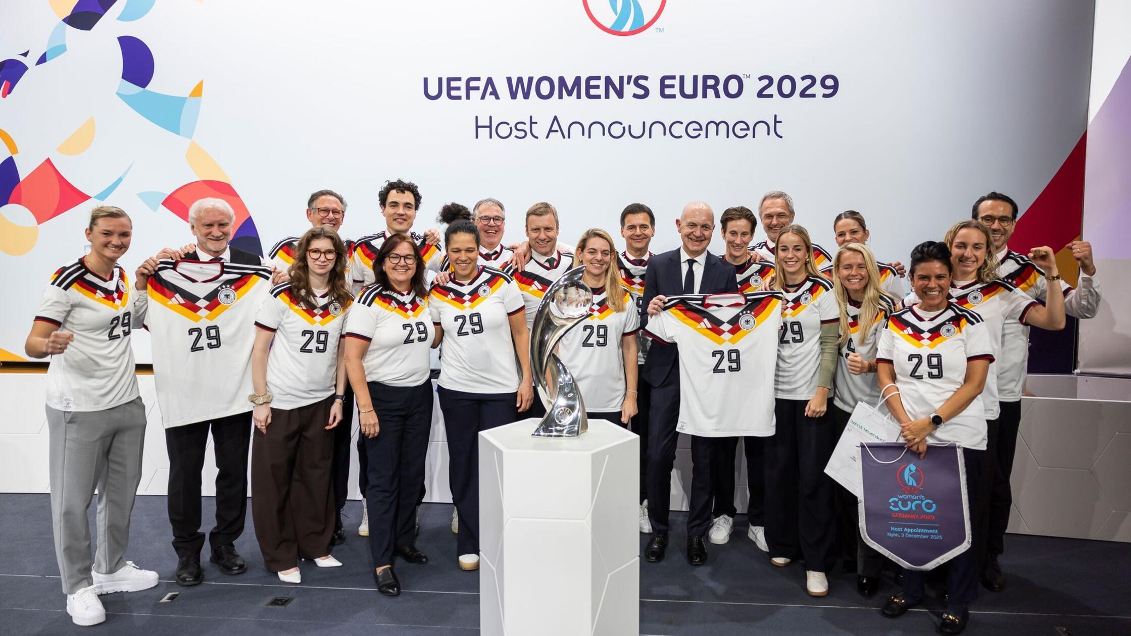 „Es war ein Gänsehautmoment“: EM 2029 der Frauen findet in Deutschland statt