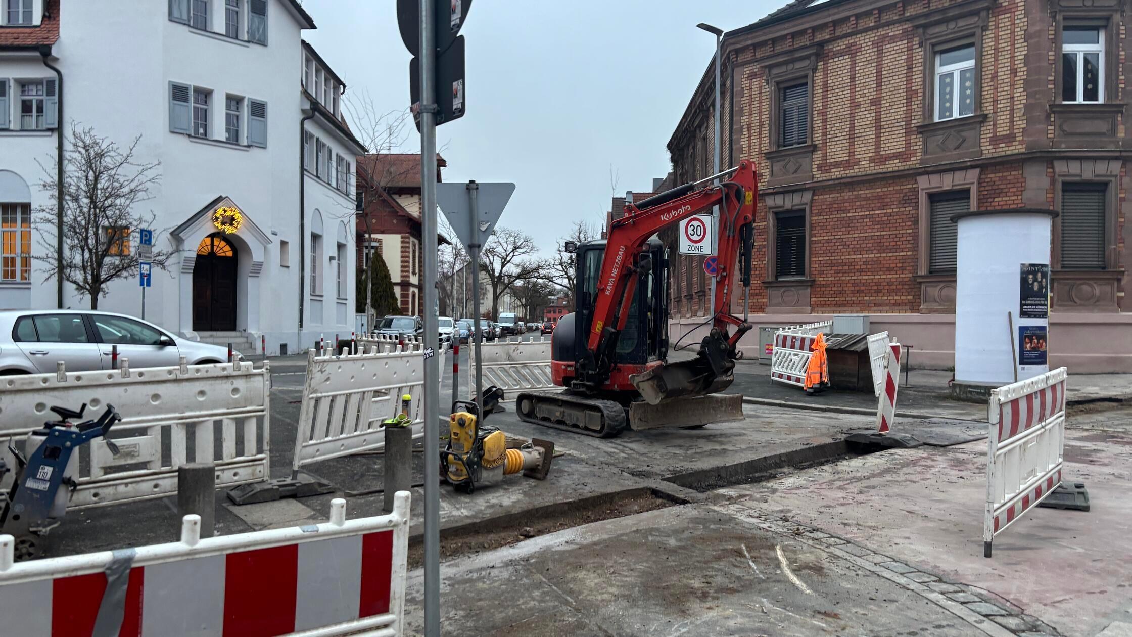 Baustelle Wallenrodstraße