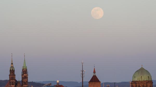 Supervollmond - Nürnberg