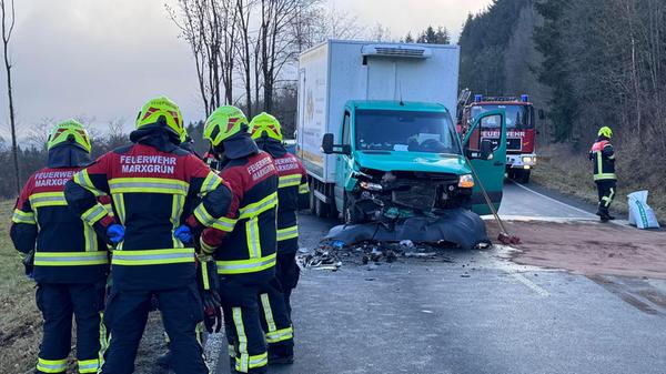 Zwischen Naila und Maxgrün (Landkreis Hof) auf der