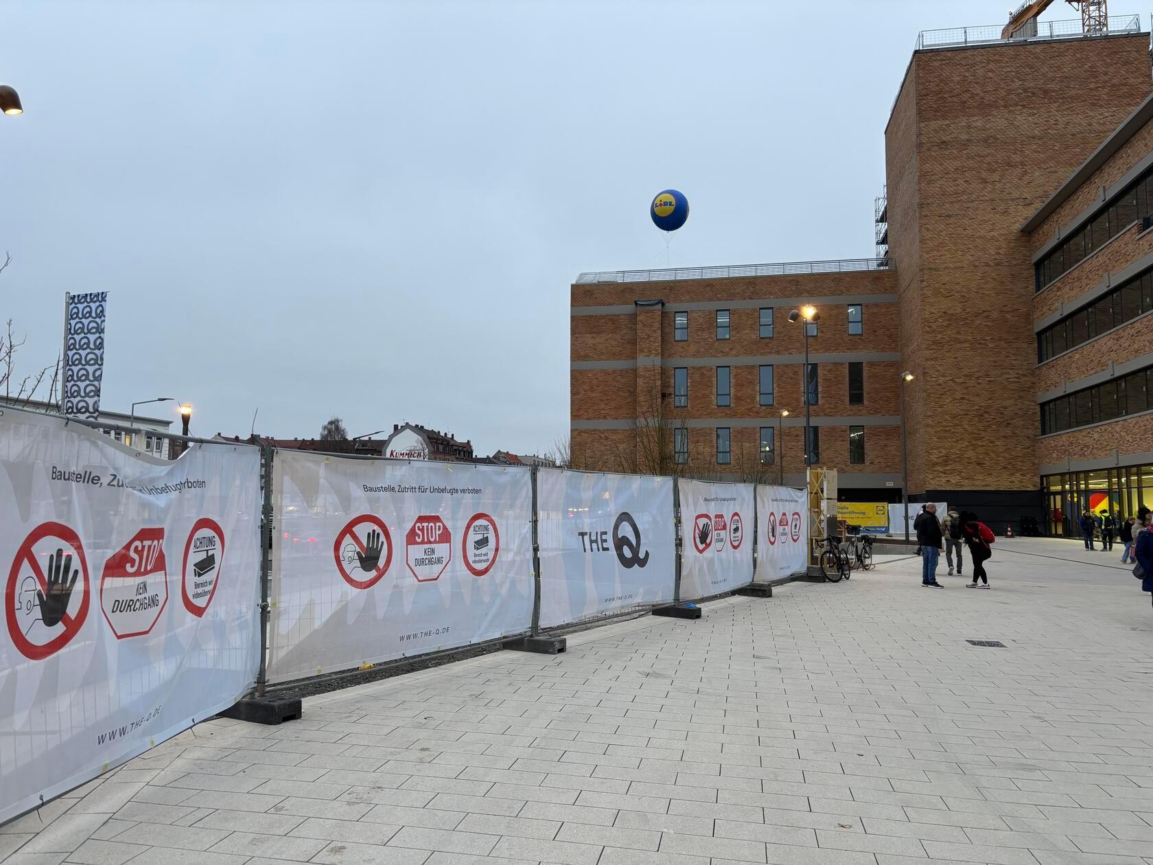 Noch sind die Bauarbeiten nicht abgeschlossen.