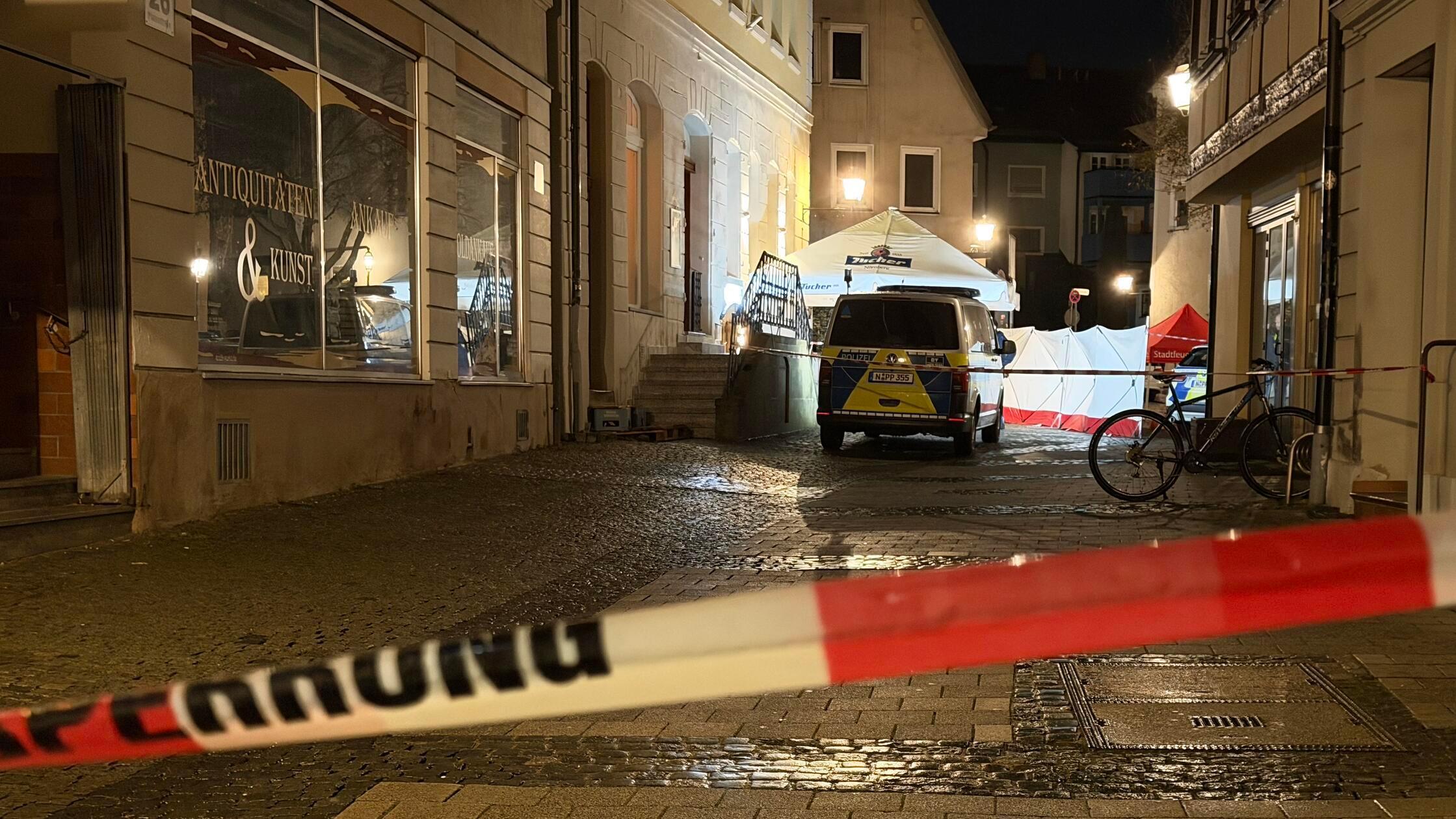 In Ansbach ist es am späten Samstagabend (06.12.20