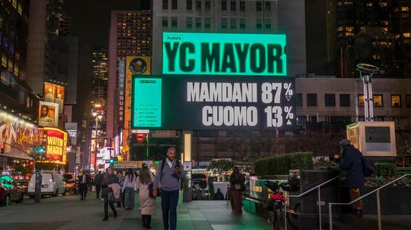 Kalshi election wagering advertising in New York