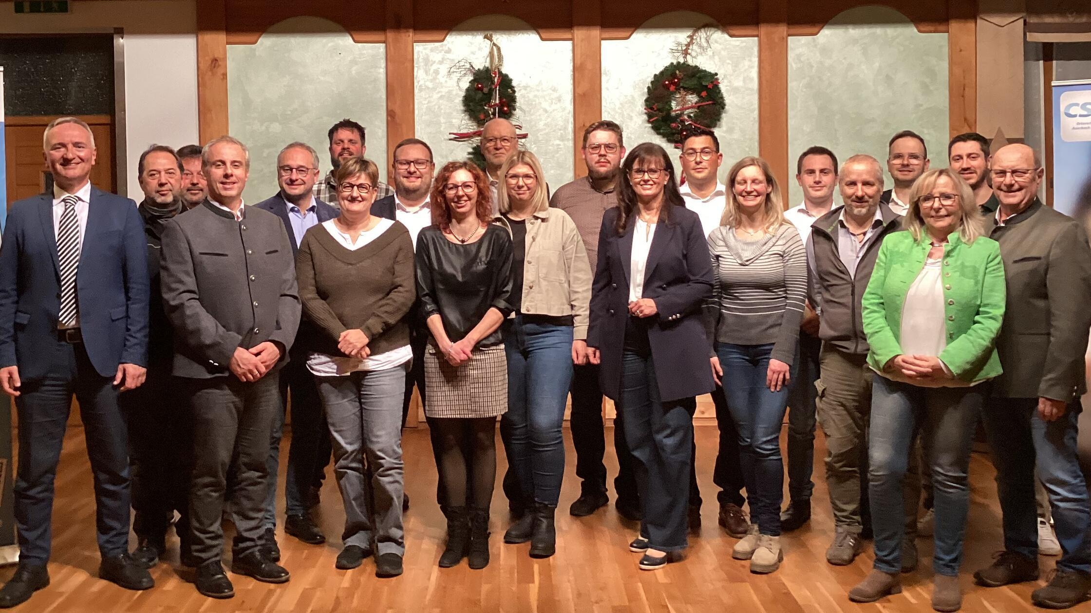 Kandidaten der CSU für die Auerbacher Stadtratswah